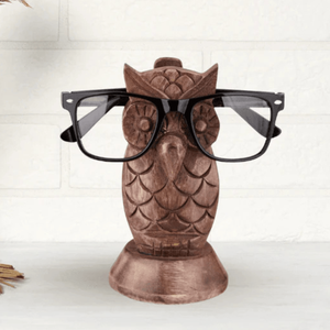 Soporte de Madera con Forma de Búho para Exhibición de Gafas - Product Image 1