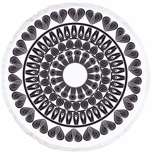 Toalla de Playa Personalizable de Algodón de 350 GSM con Estampado Digital Floral Estilo Tropical para Gimnasio, Piscina y Viajes en Verano - Product Image 5