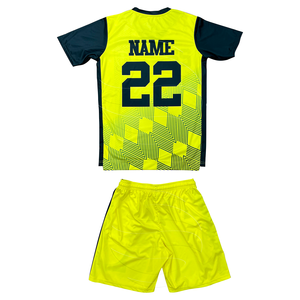 Ropa de Fútbol de Secado Rápido con Logotipo Personalizado de Alta Calidad para Adultos, Transpirable, de Poliéster Verde, Técnica de Sublimación, Servicio OEM Disponible - Product Image 2