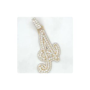 Bijoux de moments spéciaux avec pendentif en diamant naturel en or 14 carats de haute qualité à prix compétitif - Product Image 1