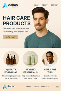 Produits de soins capillaires personnalisés Conception de sites Web de commerce électronique Experts Web qualifiés offrant une présence en magasin en ligne fiable et abordable - Product Image 3