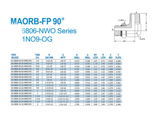 Thép không gỉ giảm tốc O-ring mặt con dấu <span class=keywords><strong>flareless</strong></span> cắn loại ống barb Flare-O Phù hợp số liệu tái sử dụng nptf nam 90 Dep khuỷu tay - Product Image 5