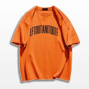 Vente en gros de t-shirts surdimensionnés pour hommes chemises street style en coton pour hommes - Product Image 5