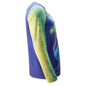 Jersey de pesca con impresión de logotipo personalizado de alta calidad Jersey de pesca profesional personalizado con MOQ bajo para la venta - Product Image 4