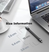 LUNG KAY Kabel USB4 FPC 40Gbps Fleksibel Tipe-C ke Tipe-C Kabel Data Pengisian Daya PD 100W Video 4K 60Hz Kabel Pita Lembut Ultra-Tipis