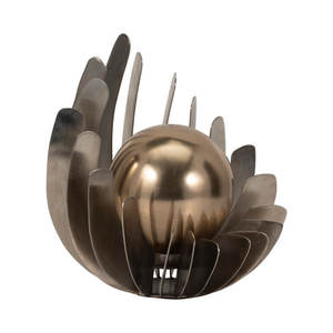 Diseño de lujo Decoración para el hogar Piezas de exhibición de metal en capas redondas Piezas de Arte Moderno con estilo para sala de estar Centro de mesa Escultura Mesa - Product Image 5