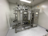 Réacteurs de station CIP haut de gamme, cuves sous pression, 20L, nettoyage efficace, haute productivité, pompe à moteur automatique 220V, moteur PLC