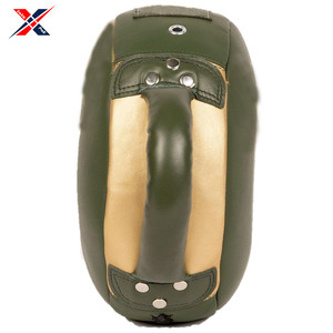 2025 nueva llegada boxeo punzonado escudo Material de cuero personalizado contraste Color ecológico alta calidad Premium al por mayor - Product Image 4