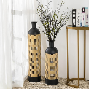 Modern Premium Iron Round Floor <b>Vase</b> for Wedding and Classic Home Decor Instant Traders <b>Decorative</b> <b>Vase</b> in Different Sizes - Product Image 3