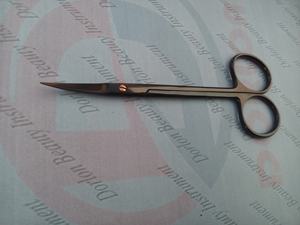 Ciseaux dentaires à iris, lame super incurvée, premiers soins vétérinaires chirurgicaux, coupe orthodontie, 4.5 pouces - Product Image 2