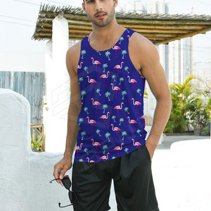 Street Wear Style Men Regular Wear Tank Tops/Patrón sólido y hombres ajustados Precio asequible Hombres Tank Tops - Product Image 2