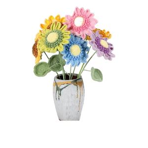 Ramo de Semillas de Girasol Moderno, Tejido a Mano, de Doble Capa, para el Día del Maestro, Graduación, Boda, Decoración del Hogar, Accesorios de Fotografía - Product Image 1