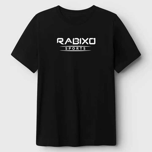 Men's Regular Fit Regular Sleeve O-Neck Cotton/Polyester Quick Dry Breathable High Street Style <b>Black</b> <b>T</b>-<b>Shirt</b> - Product Image 1