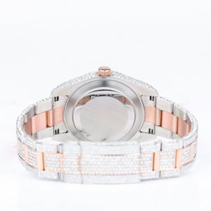 Luxury High Quality Automatic Mechanical VVS DE Colour Moissanite Alarm Features <b>Men's</b> Hip Hop <b>Watches</b> - Product Image 5