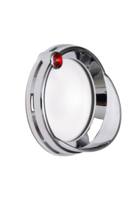 Chrome Plastic Jewel <strong>Visor</strong> Gauge Cover For Peterbilt Protect Your Speedometer/Tachometer And Add Some Sparkle To Your Truck