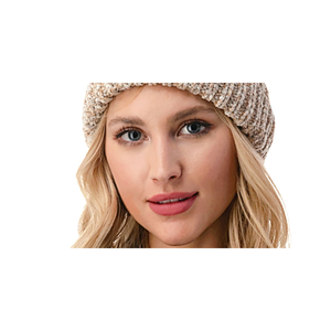 Gorro de Felpa Sintética Ultra Suave para Mujer, Marca Marcus Adler, Color Marrón, Talla Regular, para Invierno - Product Image 3