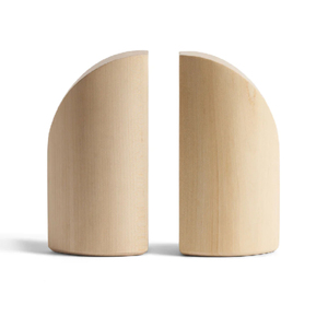 Serre-livres décoratifs pour la maison moderne personnalisés par OEM avec des accents en bois artisanaux vente directe de fournisseur indien de marque privée - Product Image 1