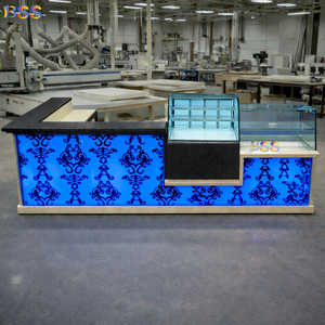 Barra de café de alta calidad, diseño personalizado de fábrica, cambio de Color, luz iluminada, mármol acrílico, <span class=keywords><strong>con</strong></span> Led - Product Image 1