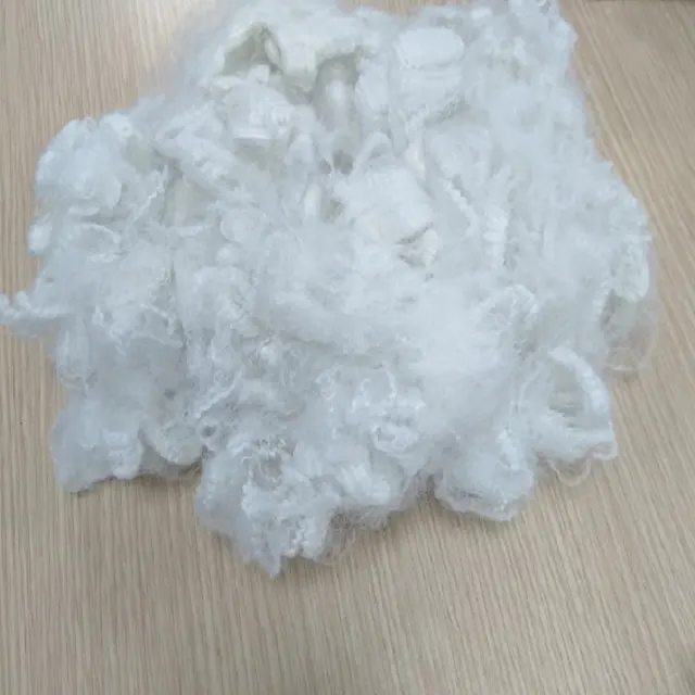 6Dソリッドホワイト再生ポリエステルステープル繊維Vikohasanメーカーと合成繊維およびGRSリサイクルポリエステル