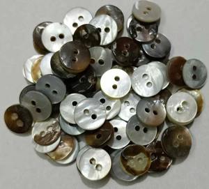 Botones de concha personalizados Camisa de nácar blanca Botón de concha de fregona - Product Image 5