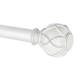 New White Steel <b>Curtain</b> Rod with Bracket <b>for</b> Home Decor Window Accessories Room <b>Bathroom</b> Living Room Kitchen Hotel <b>Curtain</b> Rod - Product Image 5