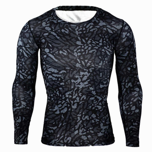 Conception personnalisée et logo Rash Guard fournisseurs pakistanais hommes BJJ Rash Guard dans le prix de vente entier - Product Image 3