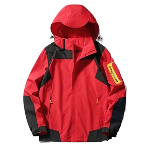 Veste coupe-vent d'hiver en toile à capuche imperméable et à séchage rapide, respirante et protectrice du soleil, personnalisée pour hommes style de rue - Product Image 4