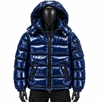 Veste matelassée pour homme personnalisable de qualité supérieure, à séchage rapide, avec capuche, col montant, isolée, vente chaude, manteau d'hiver, mode outdoor