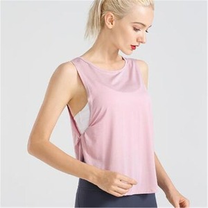 เสื้อกล้ามไร้รอยต่อสำหรับผู้หญิงเสื้อครอป Y2k เสื้อกล้ามสำหรับออกกำลังกายแขนกุดสำหรับผู้หญิง MS-TT-003ฤดูร้อน - Product Image 1