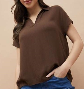 Camiseta Polo para Mujer, Algodón Mercerizado, Textura Suave, Elegante, Informal de Negocios, Camisa para Dama, Ropa Corporativa Profesional - Product Image 2