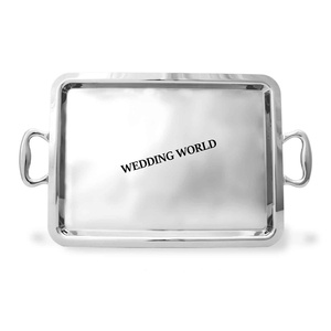 Decorative Metal <b>Chocolate</b> Tray High Quality Handmade Serving Platter Classic Stylish New Chcoolate Tray - Product Image 4