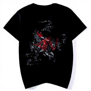 T-shirt d'été flexible en coton pour hommes avec logo d'impression personnalisé de haute qualité - Product Image 1