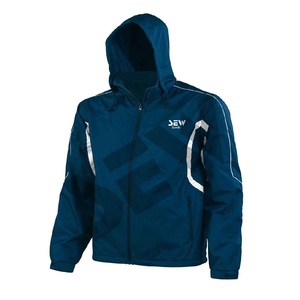 Dernier modèle coupe-vent et veste imperméable à panneau contrasté pour hommes et femmes en hiver à capuche pliante et ourlet réglable thermique 100% coton - Product Image 1