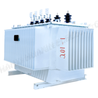 Transformateur mv toroïdal 20/0.4KV 100kva 500KVA transformateur électrique triphasé immergé dans l'huile 110V/220V transformateur rempli d'huile