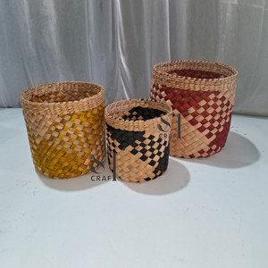 Handmade Natural Water Hyacinth Storage <b>Basket</b> Organizer Eco-Friendly Seagrass <b>Baskets</b> Container Household Made in Vietnam - Product Image 3