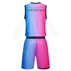 Nouveauté, ensembles d'uniformes de basket-ball sur mesure, respirants, grande taille, qualité supérieure, en vente en ligne - Product Image 2