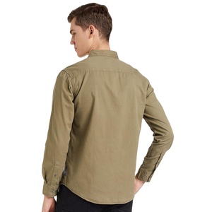 2023 Best Selling Customizable Men's Solid Color <b>Shirt</b> Casual <b>Safari</b> Style Turn-down Collar <b>Shirts</b> For Men Wholesale Price - Product Image 2