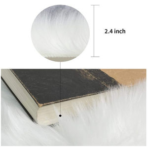 Tapis de luxe moderne en forme de cœur, moelleux, personnalisé, en laine de soie épaisse de 5-6 mm, tapis touffeté pour chambre principale et couloir - Product Image 5