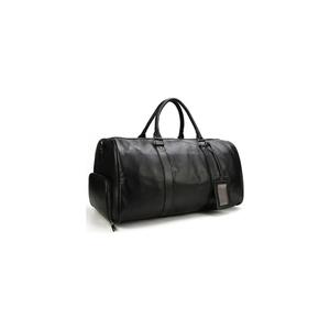 Borsa da viaggio in pelle con vano scarpe