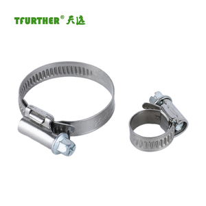 Bán buôn tfurther thép không gỉ xe máy Phụ kiện Worm Drive <span class=keywords><strong>Hose</strong></span> kẹp f <span class=keywords><strong>Series</strong></span> W4 phần cứng - Product Image 3