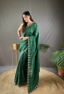 Fournisseur indien de saris Séquence de qualité supérieure pour le travail, décontractés et pour la fête Saree de créateur à vendre en vrac - Product Image 6
