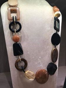 สร้อยคอเขาควายวัวมาใหม่โดยทั่วไปแล้วเครื่องประดับกระดูกรูปสัตว์ขัดเงาลูกปัดดีไซน์ธรรมชาติสำหรับผู้หญิงงานแต่งงาน - Product Image 4