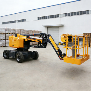 Plateforme élévatrice articulée autopropulsée 22m, plateforme de travail en hauteur, élévateur électrique pour la maintenance des bâtiments - Product Image 3