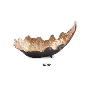 Platos de fruta de aluminio plateado de diseño grabado para decoración de mesa de comedor - Product Image 5