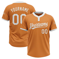 Camisetas Deportivas Unisex Personalizables de Talla Grande para Béisbol y Sóftbol, con Dos Botones, Transpirables, de Secado Rápido, Estampadas por Sublimación