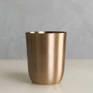 Meilleures ventes Tasse à bière et à champagne en cuivre martelé de 14 oz, longue et droite, en cuivre pur, écologique - Product Image 2