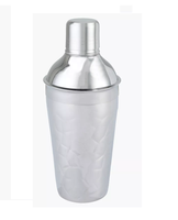 Mini shaker à cocktails personnalisé en acier inoxydable Mélangeur de boissons en argent unique pour bar Matériau PC