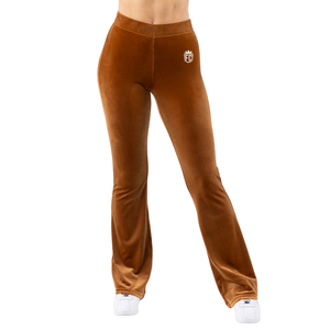 Pantalones de Felpa de Pierna Ancha para Mujer, Pantalones Deportivos de Algodón Suave, Corte Holgado, Cintura Elástica, Pantalones Casuales para Estar en Casa - Product Image 1