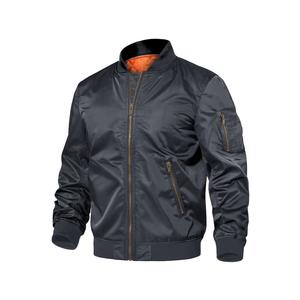 Chaqueta de bombardero de vuelo de patrón cómodo clásico personalizada para ropa de hombre chaqueta impermeable para hombre - Product Image 4