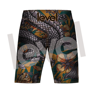 มาใหม่โพลีเอสเตอร์ทําผู้ชาย MMA กางเกงขาสั้นหลวม Fit MMA กางเกงขาสั้นสําหรับชายกีฬาสวมใส่กางเกงขาสั้น MMA - Product Image 2